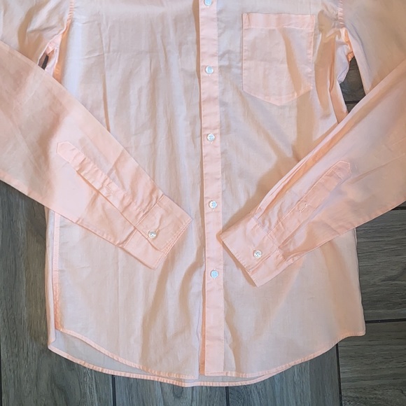 Peach Button Up Shirt - Picture 4 of 5